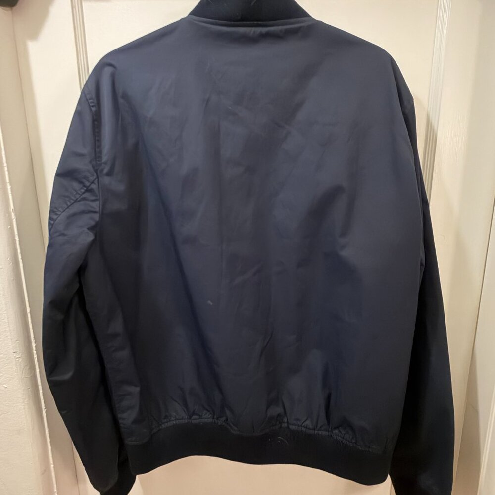 Wallace & Barnes x J. Crew Bomber Jacket - Men's Navy - Picture 3 of 4
